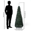 Yescom 5Ft RGB Artificial Christmas Tree Decoration Pop Up for Indoor Outdoor Festival Décor Green - 4 of 4