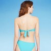 Women's Hankerchief Bandeau Bikini Top - Wild Fable™ Neon Blue XXS