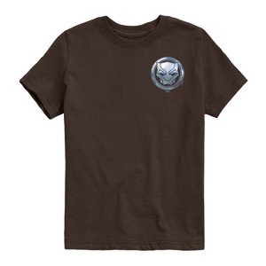 Boys' - Marvel - Black Panther Circle Logo Short Sleeve Graphic T-Shirt - 1 of 3