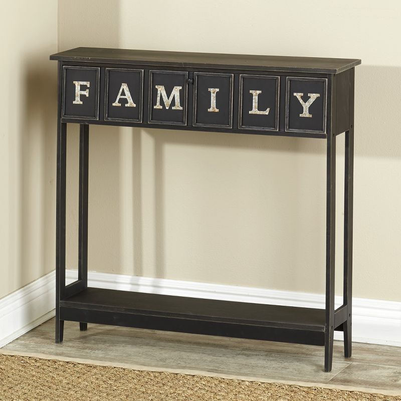 The Lakeside Collection Console Sentiment Accent Table with Family Accent, 2 of 4