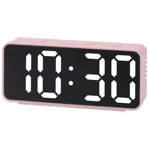 REGALWOVEN Digital Adjustable Brightness USB Charging Ports Alarm Clock 5.1"L x 1.0"W x 2.2"H 1 Pc - 1 of 4