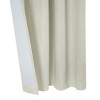 Thermaplus Vigo Blackout Provide Absolute Privacy Cost Cutting Benefits Grommet Curtain Panel Off-white - 4 of 4