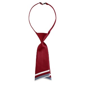 Allegra K Women's Pre-tied Bowtie Striped Adjustable Uniform Necktie - 1 of 4