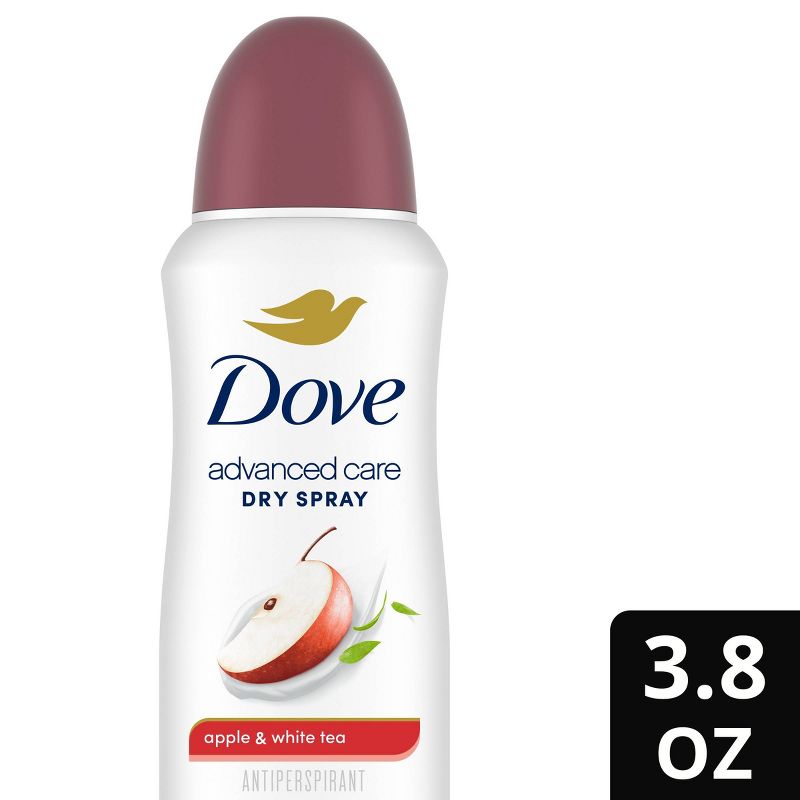 Dove Beauty Advanced Care Apple &#38; White Tea 48-Hour Women&#39;s Antiperspirant &#38; Deodorant Dry Spray - 3.8oz, 1 of 13