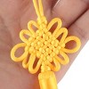 Unique Bargains Home Car Traditional Style Handmade Tassel Knot Yellow 1Pc - 2 of 3