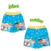 CoComelon Tomtom JJ Cody Nico Mochi Wally Short Sleeve Rash Guard Swim Shirt & Swim Trunks Bathing Suit - 3 of 4