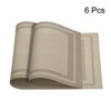 Unique Bargains Heat Resistant Washable Woven Kitchen Placemat 6 Pcs - 3 of 4