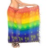 LA LEELA Women's Beachwear Summer Bikini Wraps Beach Wrap Swimwear Sarong Swim Cover Up Bathing suit Swimsuit Pareo for Women One Size Blue, Fish - 4 of 4