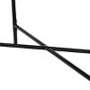 FURNIinspire Ottomans and Benches Handwoven Paper Rope Ottoman with Metal Frame Design for Contemporary Living Spaces, Black, 24.41"*12.2"*4.13" - 3 of 4