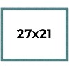PosterPalooza | Simple Blue Picture Frame - UV Acrylic, Backing Board, Hanging Hardware Included - 2 of 4