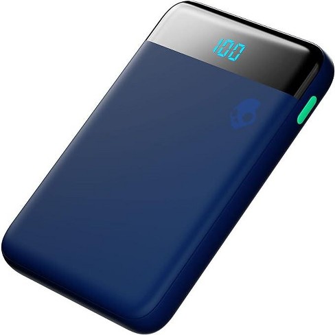 Skullcandy Stash Mini 5000mah Portable Charger, Fast Charging Power Bank -  Dark Blue/green : Target