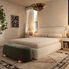 TOV Furniture Jaine Loose Mohair Upholstered Large Ottoman - 2 of 4