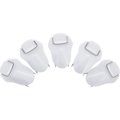 Staples Cubicle Hook White 5/Pack (44437) 1798816