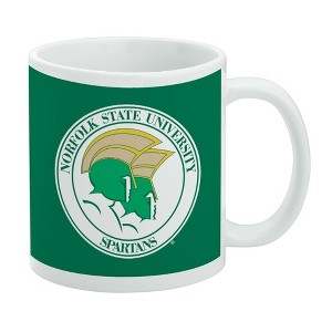 Norfolk State University Primary Logo Ceramic Coffee Mug Novelty Gift Mugs for Coffee Tea and Hot Drinks 11oz White - 1 of 4