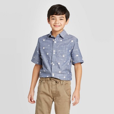 boys short sleeve dress shirt