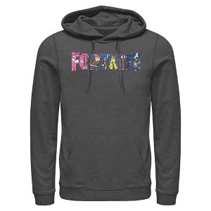 Mens Fortnite Classic Logo Character Fill Lightweight Hoodie - 1 of 4