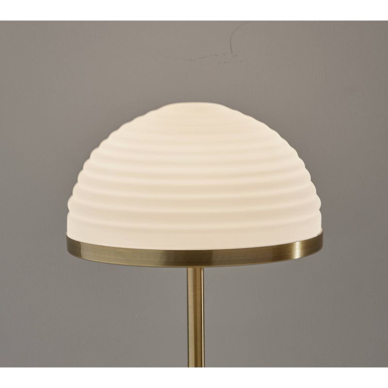 Juliana Table Lamp with Smart Switch Antique Brass (Includes LED Light Bulb) - Adesso, 4 of 8