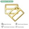 Unique Bargains Zinc Alloy Durable Multipurpose Tri Glide Metal Buckles for Bags 6 Pcs - 2 of 4