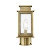 Livex Lighting Princeton 1 - Light Post Light in  Antique Brass - 3 of 4