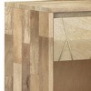 Bissell Nightstand Natural - WyndenHall: Solid Mango Wood, Brass Inlay, 24" Height, Bedroom Storage - 4 of 4