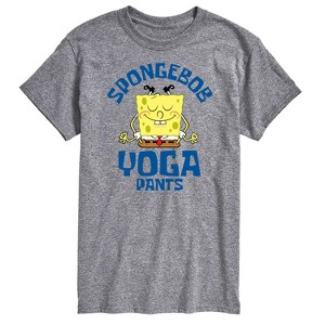 Men's - SpongeBob SquarePants - SpongeBob Yoga Pants Short Sleeve Graphic T-Shirt - 1 of 4