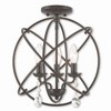 Livex Lighting Aria 3 - Light Chandelier in  English Bronze - image 2 of 2