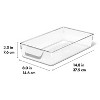 LunaLulinlk Refrigerator Organization Storage Bin Shelf, Clear - 2 of 4