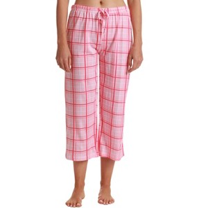 Just Love Womens Knit Jersey Pajama Capris - 100% Cotton PJs - 1 of 3