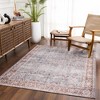 Hauteloom Dauis Blue Persian Style Washable Rug - 2 of 4