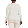 Lands' End Women's Fine Gauge Cotton Cardigan Sweater - 2 of 4