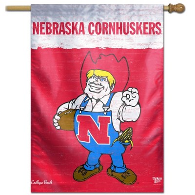 NCAA Nebraska Cornhuskers 28"x40" Vintage Vertical Banner