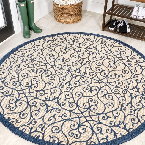 Oriental Weavers Outdoor 7x6 Round Rug Pad