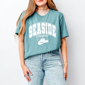 Simply Sage Market Seaside Cowgirl Short Sleeve Tee - 2XL - Ocean - 1 of 4