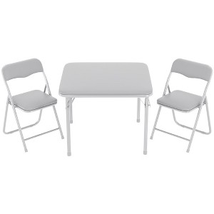 Boys and Girls Folding Table and Chairs Set of 3 - 1 of 4