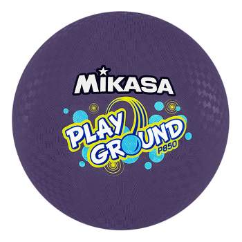 Mikasa 4-Square Rubber Playground Ball, 8-1/2 Inch, Purple