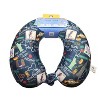 WOLF State Souvenir Printed Spandex Memory Foam Travel Neck Pillow - 3 of 3