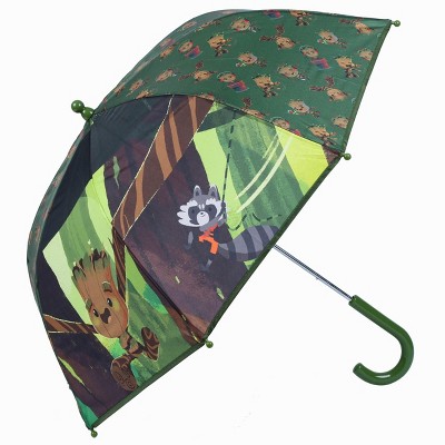 Marvel Avengers Groot and Rocket Stick Umbrella for Kids