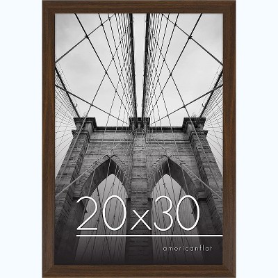 Americanflat Poster Frame with Polished Plexiglass - Hanging Hardware Included