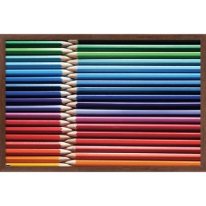 Trends International Tom Quartermaine - Colored Pencils Framed Wall Poster Prints - 1 of 4