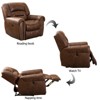 Bestier Electric Recliner Chair with Breathable Bonded Leather, Classic Single Sofa Home Theater Reclining Seating with USB Port, Comfortable Armrest - 3 of 4