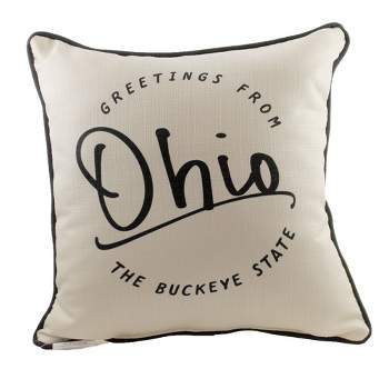 Home Decor 16.0 Inch Greetings From "State" Travel Souvenir Trip Throw Pillows