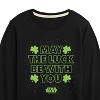Boys' - Star Wars - St. Patricks Day May Luck Be With You Long Sleeve Graphic T-Shirt - 2 of 4