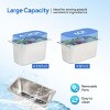 Winado 47 in. 150W 110V Refrigerated Prep Rail Countertop - 3 of 4