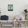 Stupell Industries Beauty and Birds at Night Blue Teal Illustration Wall Plaque Art - 2 of 4