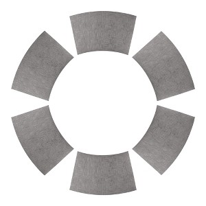 REGALWOVEN Faux Leather Kitchen Washable Heat Resistant Place Mats 20 x 12 Inch 6 Pcs - 1 of 4