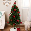 Northlight Mini Velveteen Christmas Bow Decorations - 3" - Red - Pack of 14 - 2 of 4