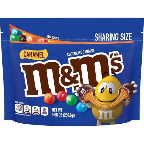 M&m's Sharing Size Caramel Chocolate Candy - Sharing Size - 9.05oz