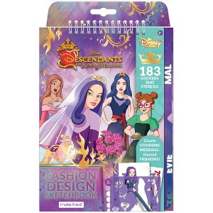 Make It Real: Disney Descendants Royal Wedding Fashion Design Sketchbook, Ages 6+ - 1 of 4