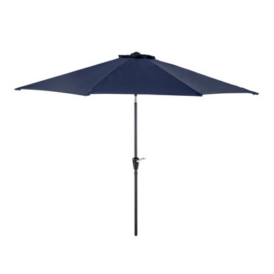 9.8' x 7.7'  Outdoor Market Umbrella - Blue - Nuu Garden