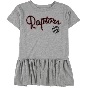 Touch by G-III Womens Toronto Raptors Peplum Graphic T-Shirt - 1 of 2